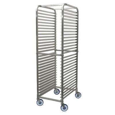 RACK PARA BANDEJAS 20 NIVELES CON RUEDAS