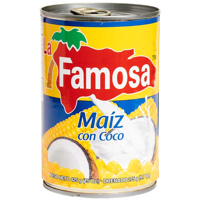 Enlatados La Famosa Maiz con coco