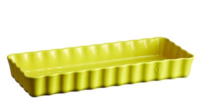 TART DISH EMILE HENRY RECTANGULAR SLIM YELLOW