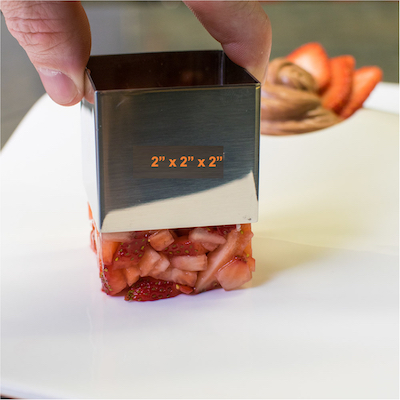 MOLDE EMPLATADO CUADRADO 2" X 2"