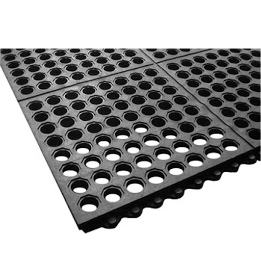 ALFOMBRA ANTIFATIGA NEGRA 36"x60"