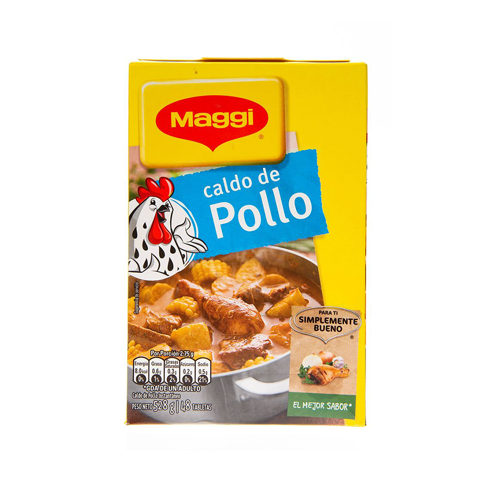 Caldo de Pollo Maggi en Tabletas Caja