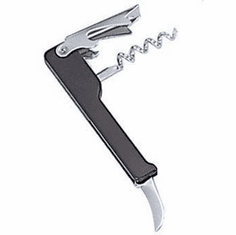 DESCORCHADOR CON ABREBOTELLAS Y CUCHILLO