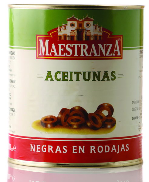 Aceitunas Negras Rebanadas Maestranza