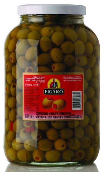 Aceitunas Rellenas de Pimientos Figaro