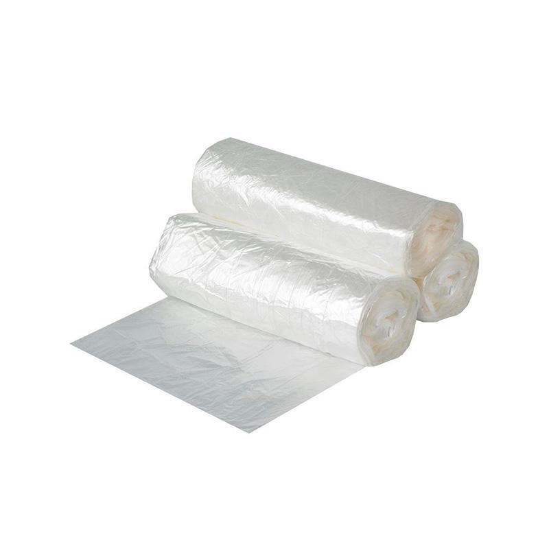 Fundas p/basura 55 galones transparentes a granel