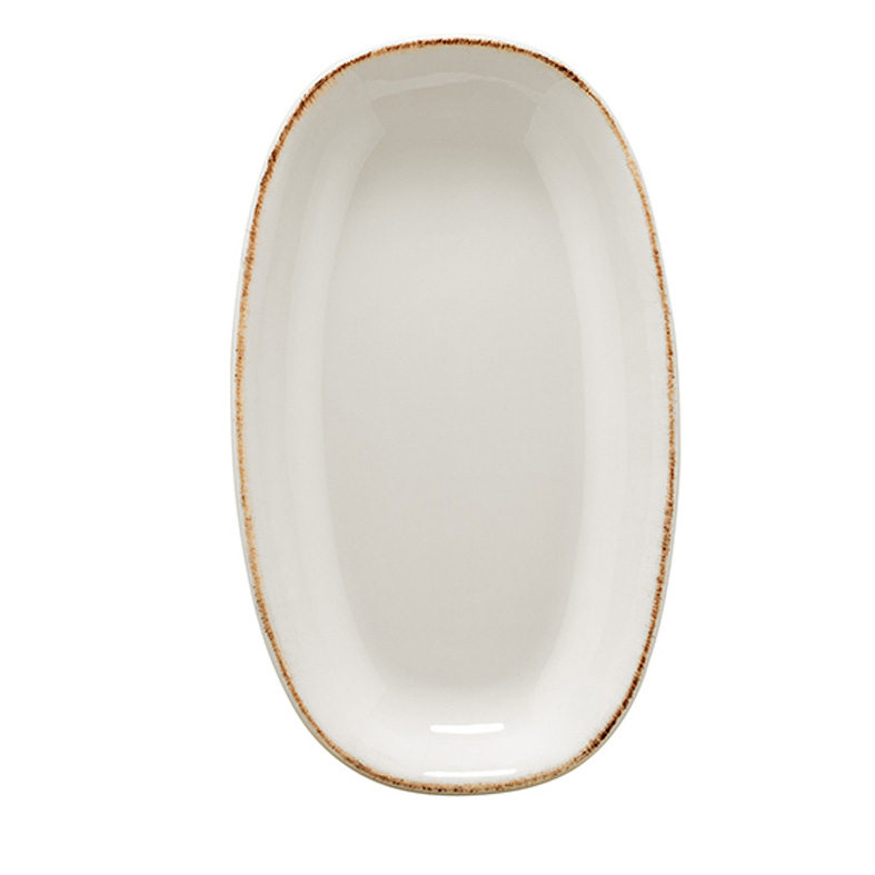 FUENTE OVAL RETRO 34cm #E100GRM34OKY 6/1