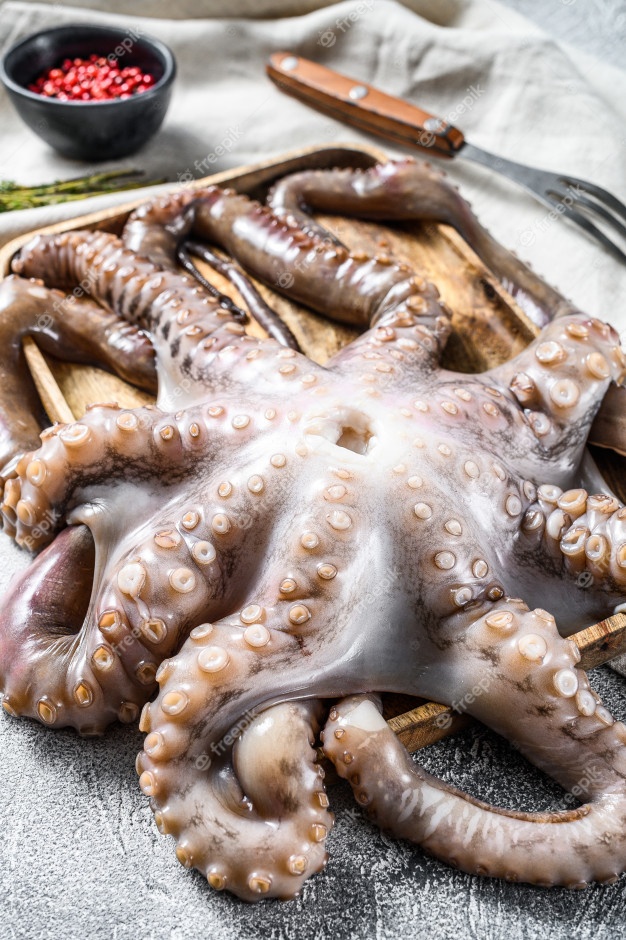 Pulpo Gallego sin Cocer de 4 a 6 libras