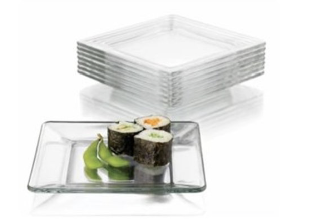 SET 6 PLATOS CUADRADOS TEMPO 9"