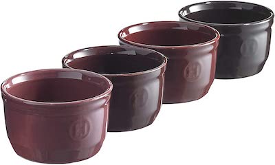 SET 4 EMILE HENRY RAMEKINS 8.5 OZ OMBRE