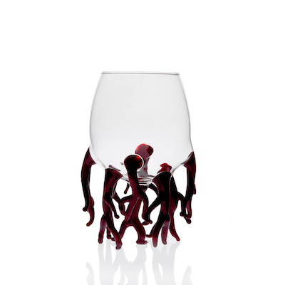 VASO CORAL ROJO