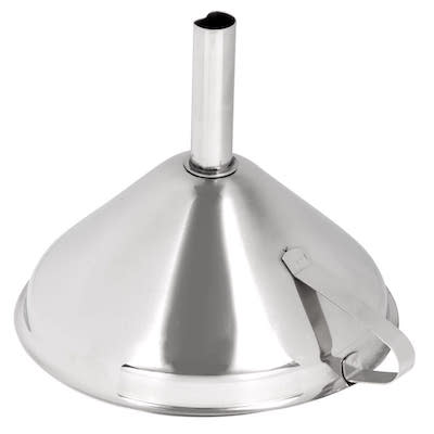 EMBUDO BOCA ANCHA ACERO INOX 5.75"