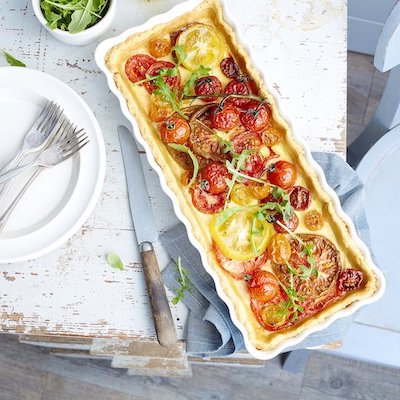 TART DISH EMILE HENRY RECTANGULAR SLIM FLOUR