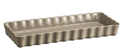 TART DISH EMILE HENRY RECTANGULAR SLIM FLINT