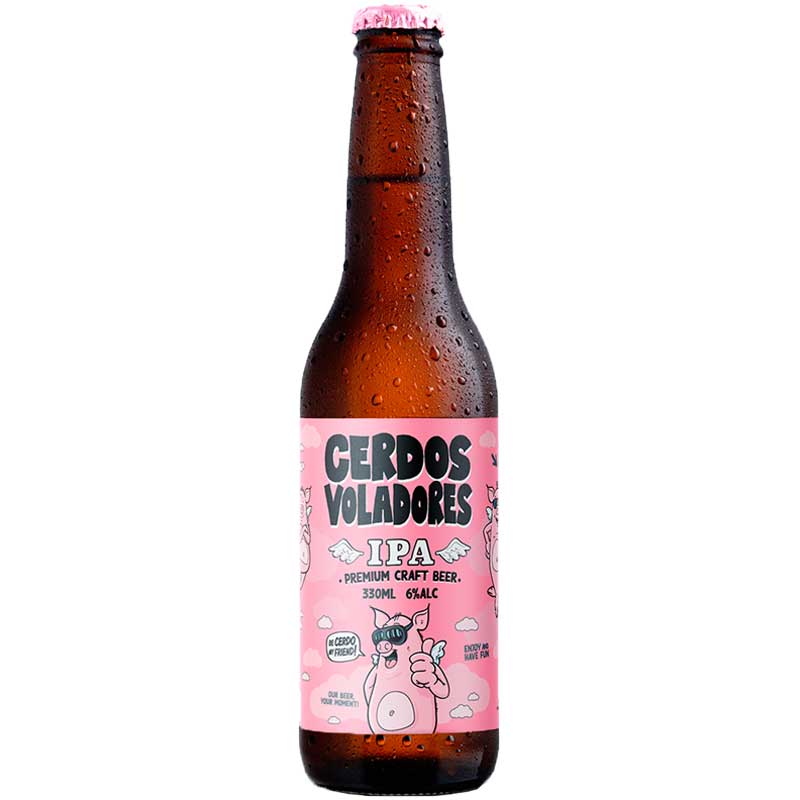 Cerveza Cerdos Voladores Ipa Craft