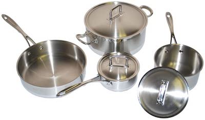 SET DE OLLAS Y CACEROLAS 7 PIEZAS