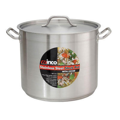 OLLA ACERO INOX INDUCTION READY 32 QT