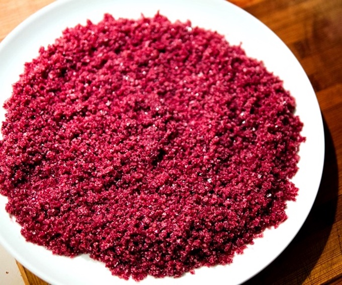 Cristales de Sal al Vino Tinto