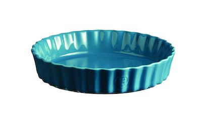 EMILE HENRY DEEP TART DISH BLUE FLAME