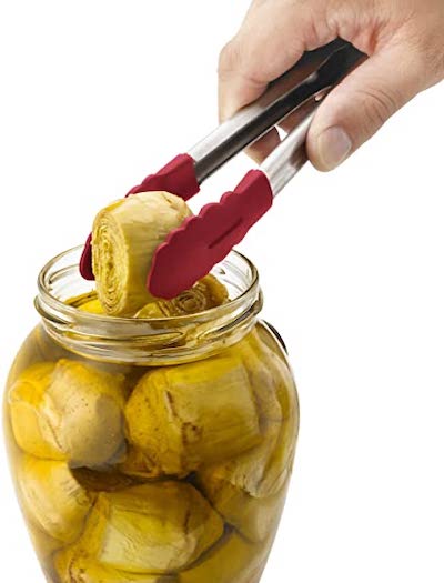 MINI PINZA SILICON 7" ROJO CUISIPRO